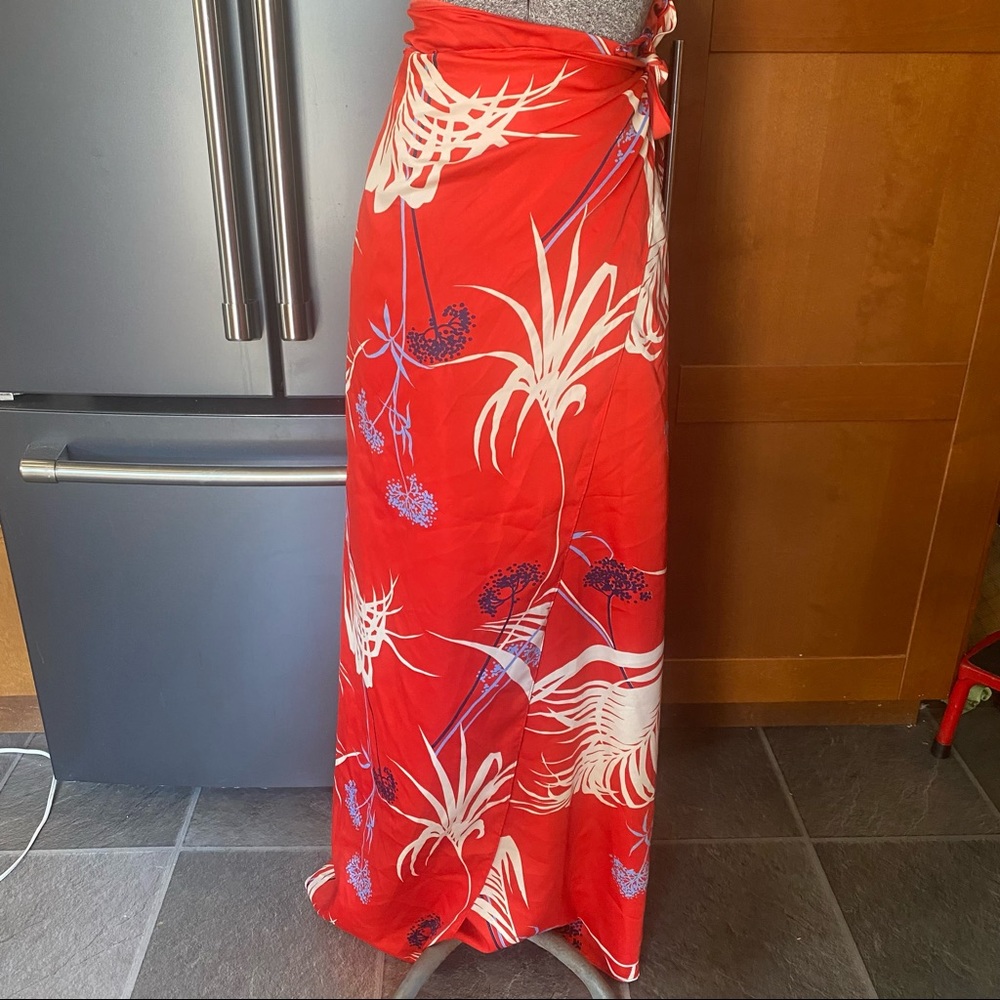 Vintage maxi wrap skirt small-Large made in Hawaii